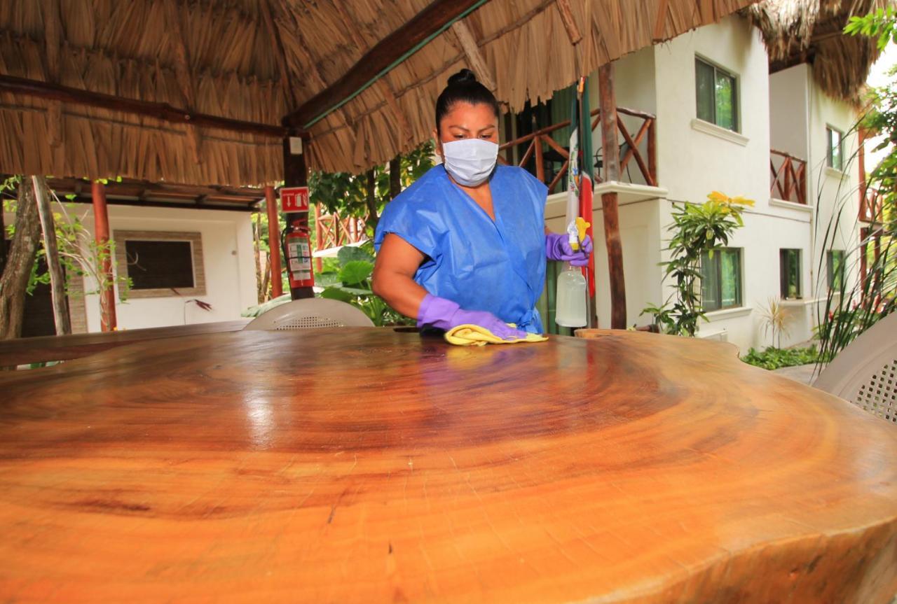 Hotel Pancho Villas Bacalar - Free Bikes And Paddles エクステリア 写真