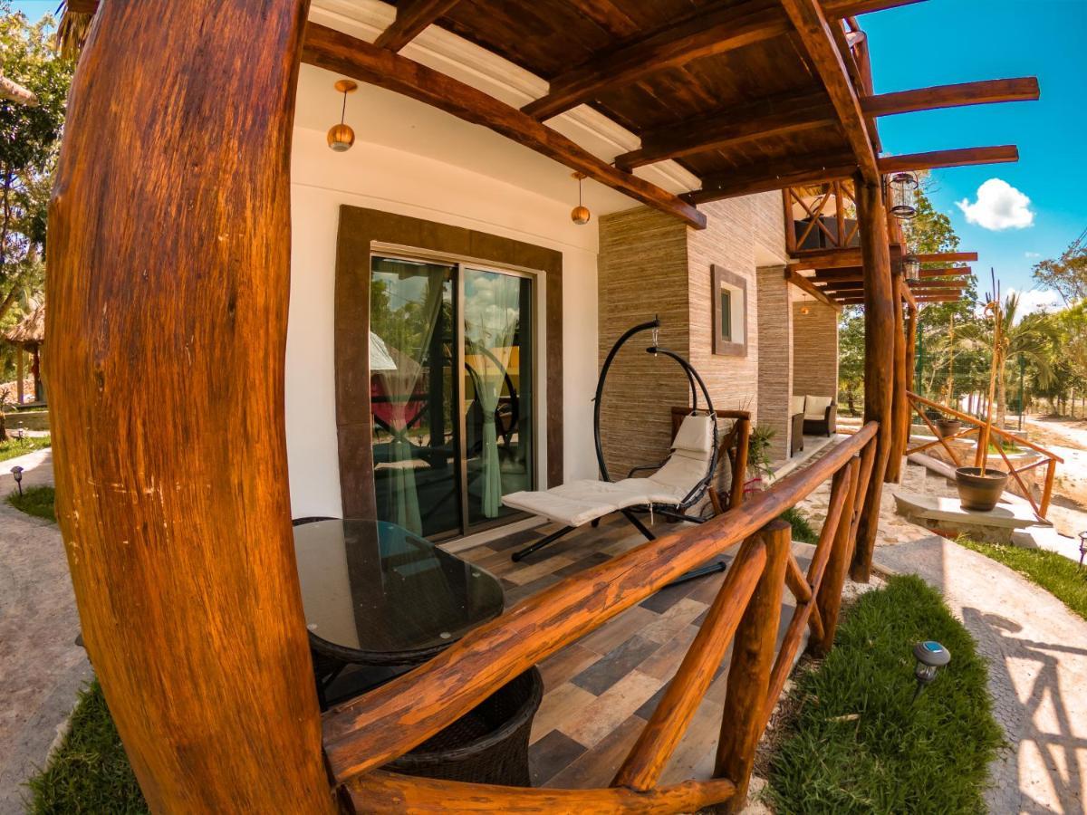 Hotel Pancho Villas Bacalar - Free Bikes And Paddles エクステリア 写真