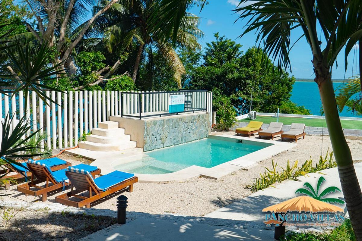 Hotel Pancho Villas Bacalar - Free Bikes And Paddles エクステリア 写真